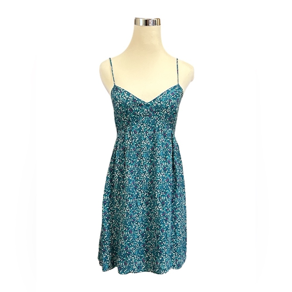 Prince & Fox Teal Patterned Mini Dress